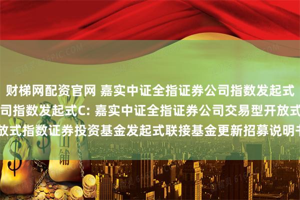 财梯网配资官网 嘉实中证全指证券公司指数发起式A,嘉实中证全指证券公司指数发起式C: 嘉实中证全指证券公司交易型开放式指数证券投资基金发起式联接基金更新招募说明书(2025年07月23日更新)