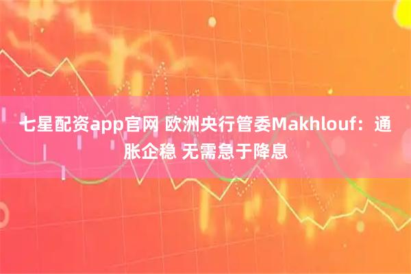 七星配资app官网 欧洲央行管委Makhlouf：通胀企稳 无需急于降息