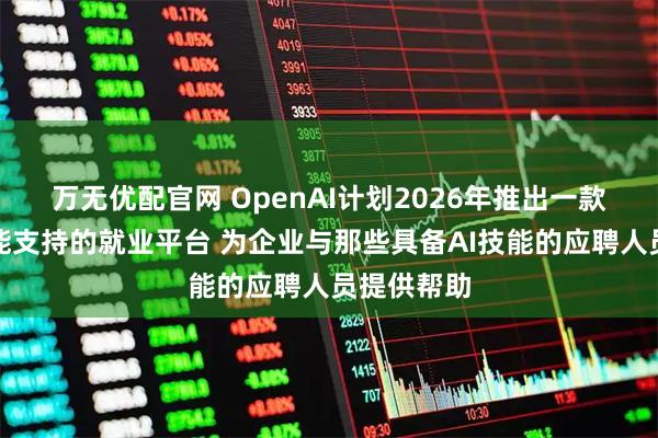万无优配官网 OpenAI计划2026年推出一款由人工智能支持的就业平台 为企业与那些具备AI技能的应聘人员提供帮助